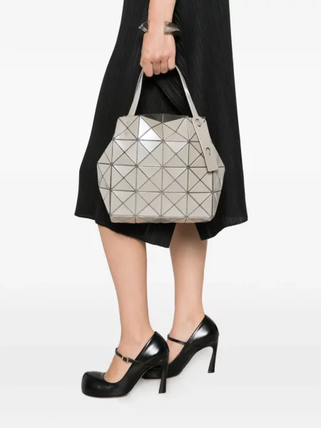 Шопинг чанта Bao Bao Issey Miyake сиво