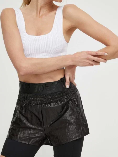 Kratke hlače Emporio Armani črna