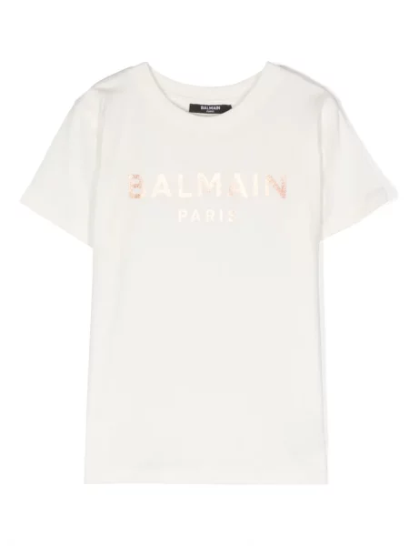 Koszulka dziecięca Balmain biała