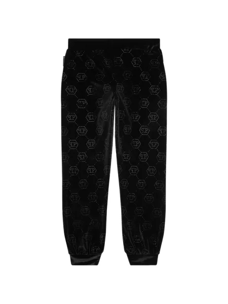 Dětské kalhoty Philipp Plein černé