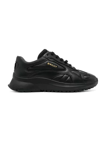 Sneakersy Bally skórzane czarne