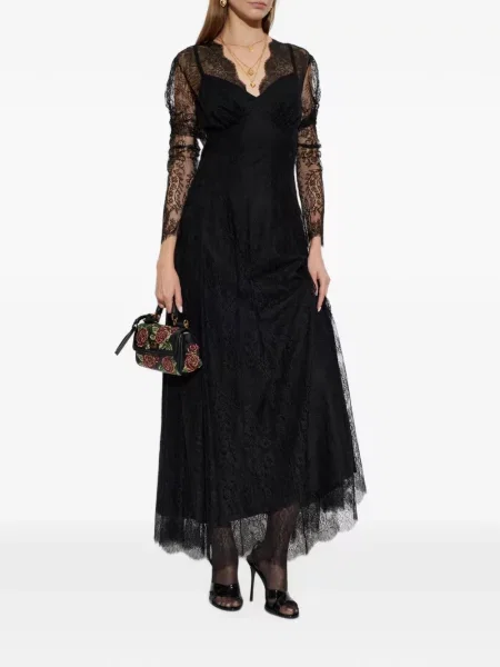 Rochie Dolce & Gabbana din dantelă negru