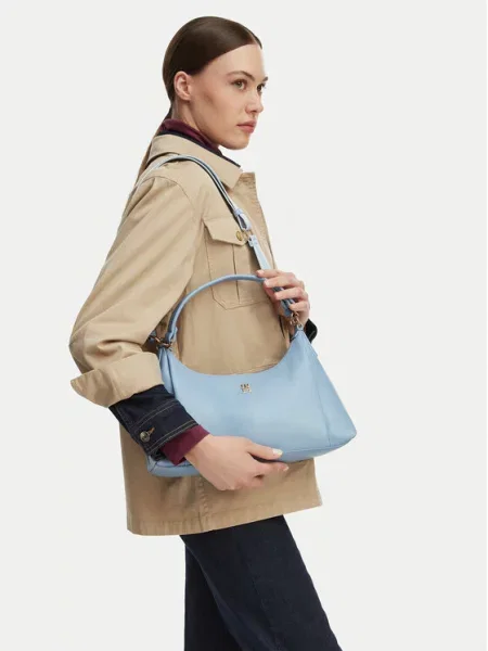 Kabelka Tommy Hilfiger modrá