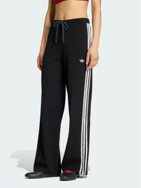 Adidas Sportinės kelnės Firebird Juoda balta