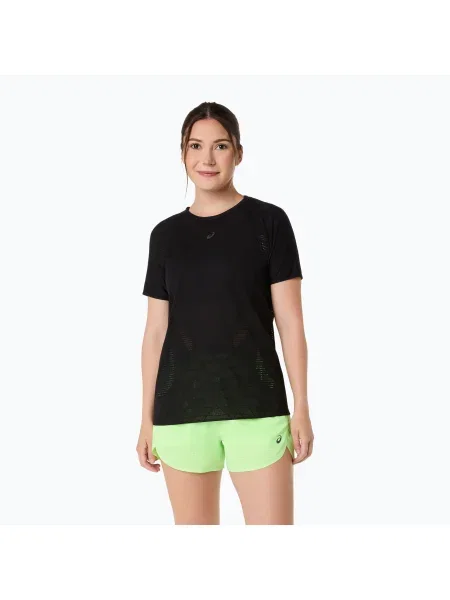 Tricou de alergare pentru femei ASICS Metarun SS Top performance black negru