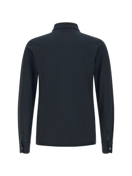 Polo Zanone lung albastru