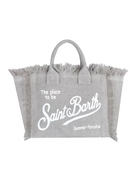Shopperka Mc2 Saint Barth beżowa