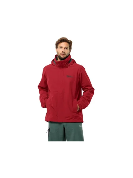Geacă Jack Wolfskin roșu