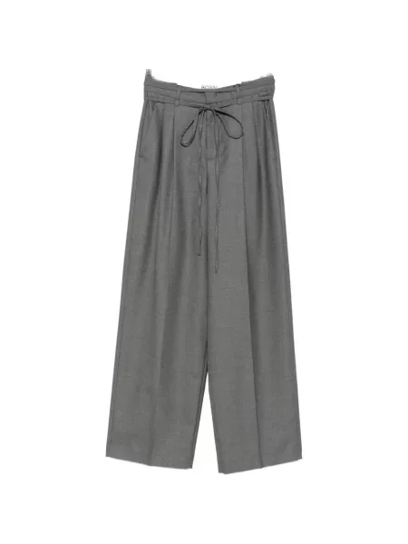 Cu centură pantaloni Rossi cu legături gri