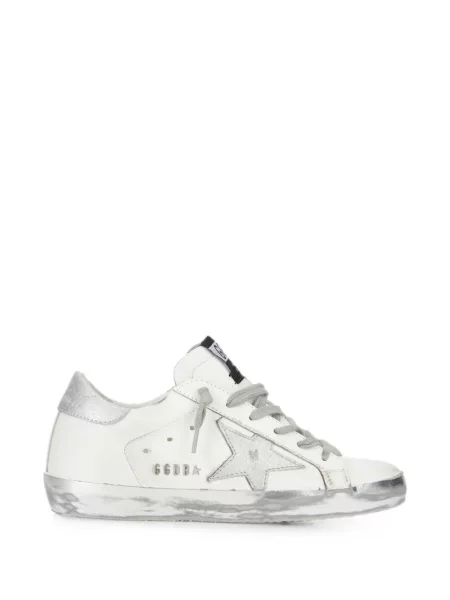 Sneakerși Golden Goose zdrențuiți alb