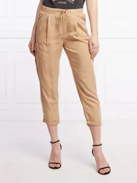 Pepe Jeans London Pantaloni cargo JYNX | Relaxed fit | high waist bej
