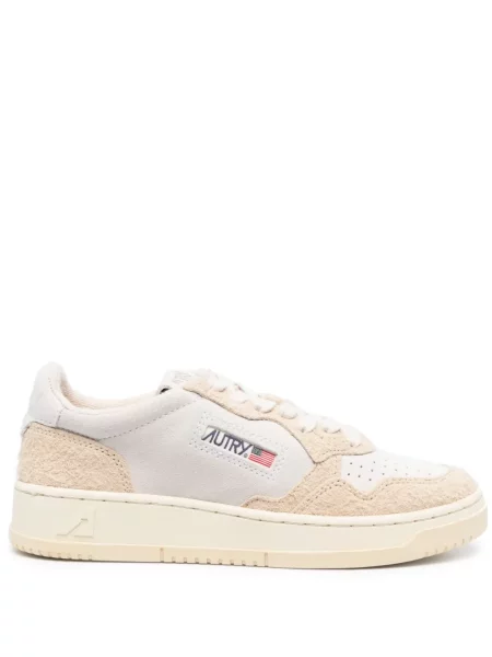 Sneakerși Autry din piele alb