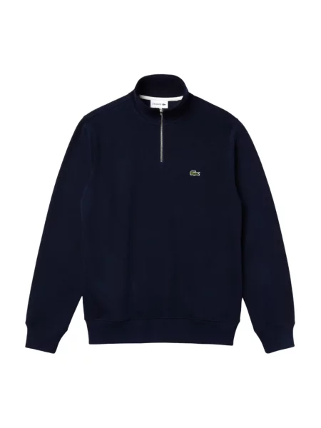 Lacoste Bluza Mężczyźni niebieski jednolity 3 granatowa