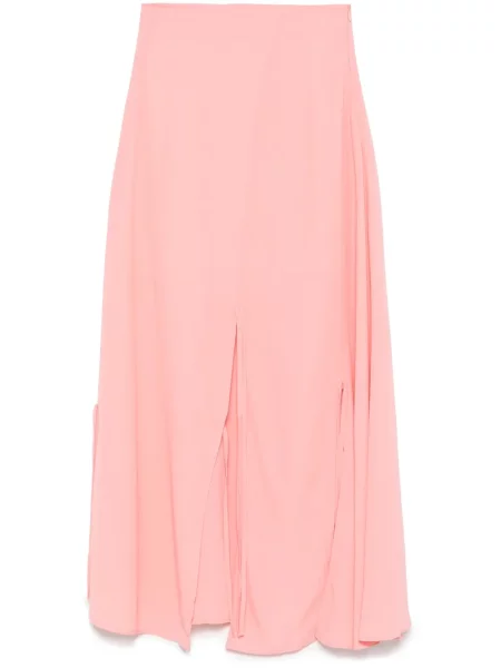 Spódnica midi Rejina Pyo do kolan różowa