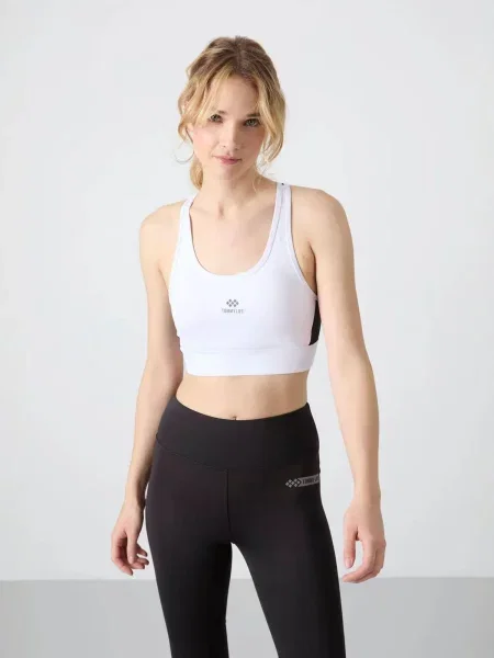 Tommy Life Sport top fekete fehér
