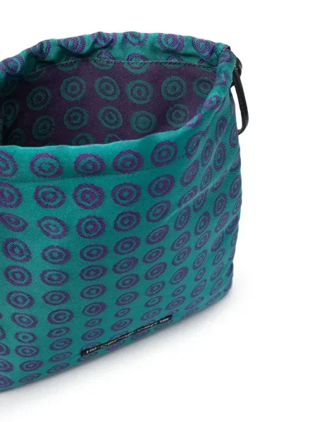 Torebka 10 Corso Como z nadrukiem niebieska