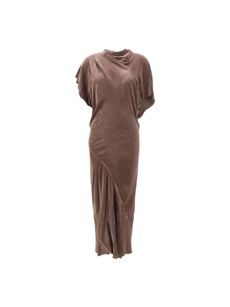 Sukienka Rick Owens brązowa