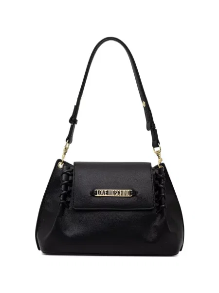 Geantă Love Moschino cu autograf negru