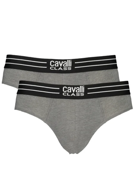 Hlačke slip Cavalli Class črna