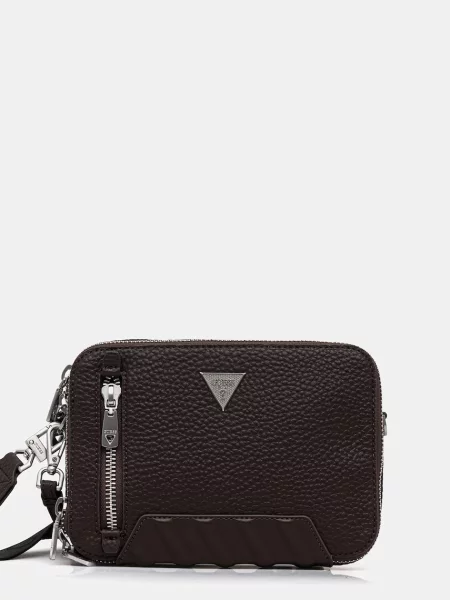 Torbica za okoli pasu Guess TORINO rjava