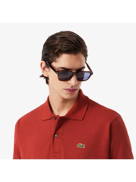 Lacoste Koszulka Polo Classic Fit Original Piqué czerwona