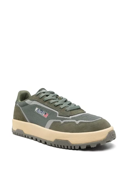 Sneakersy Autry zamszowe zielone