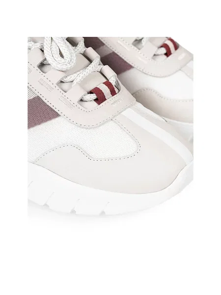 Sneakersy Bally skórzane białe