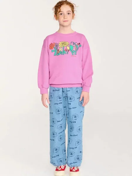 Bobo Choses Дитяча кофта Color Herbalist relaxed sweatshirt