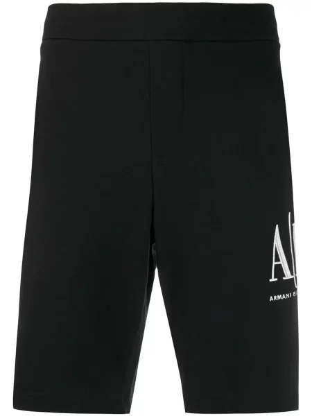 Pantaloni scurți Armani Exchange cu broderie