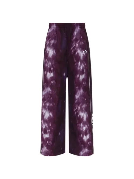 Pantaloni Balenciaga cu imagine alergare violet