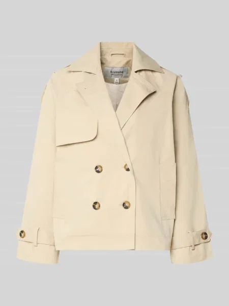 Trencz z patkami na rękawach model AMONA' B.young