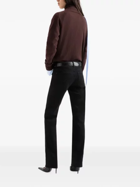 Blugi drepți 7 For All Mankind negru
