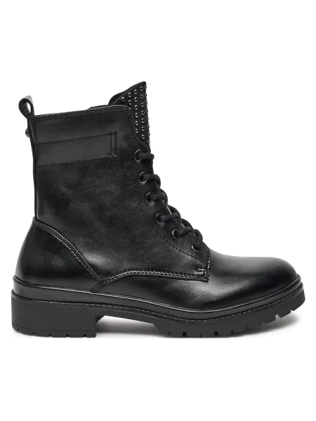 Pantofi Tamaris cu șireturi negru