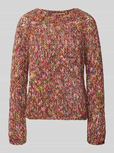 Sweter z dzianiny o kroju regular fit z dodatkiem żywej wełny w imitacji dzianiny Rich & Royal