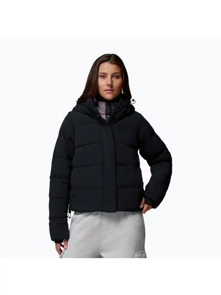 Geacă cu puf pentru femei Columbia Amaze Puff Hooded black negru