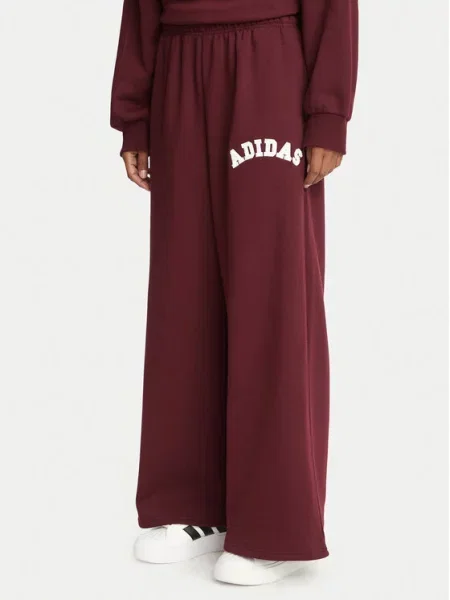 Adidas Spodnji del trenirke Adidas Damskie Bordo rdeča
