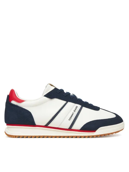 Sneakers Tommy Jeans Tjm Retro Runner Cleated alb