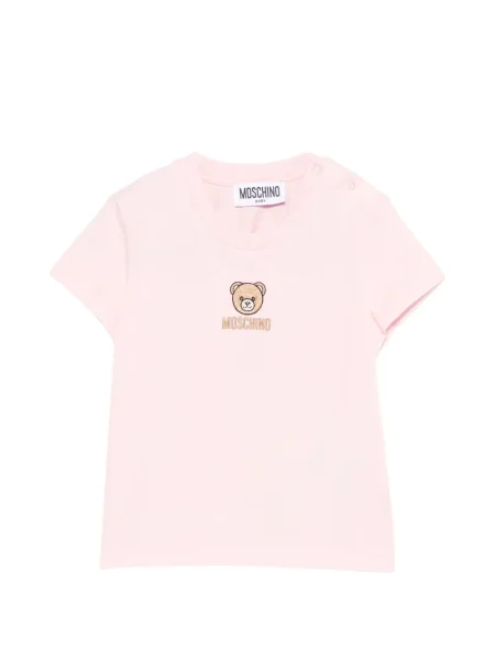 Koszulka dziecięca Moschino różowa