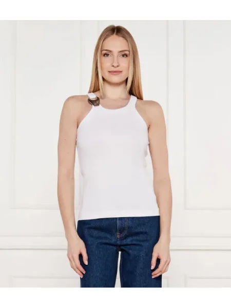 Top Pinko alb