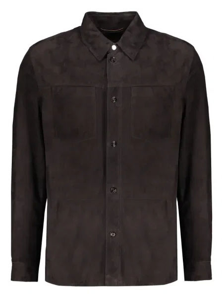 Geanta de piele Moorer maro