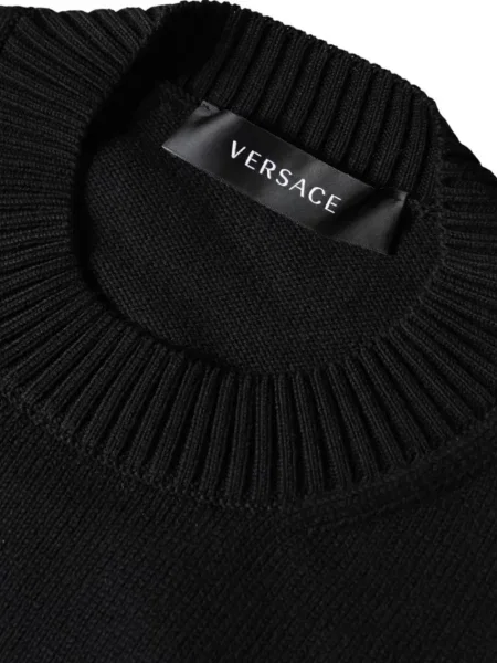Pulover Versace cu broderie negru
