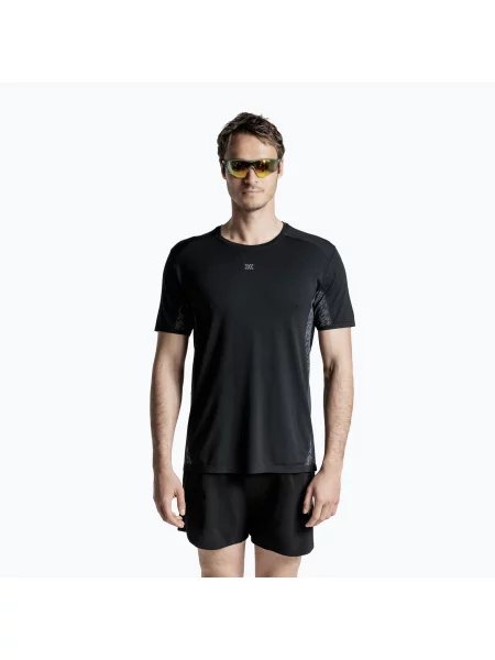 Tricou de alergare pentru bărbați X-Bionic Xceed Run Discover x black negru