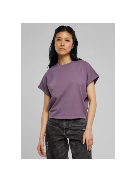 Urban Classics Tricou mov liliachiu negru