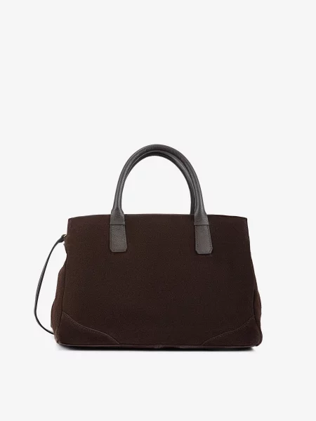 Regina Notte Сумка Темно-коричневий Замша/шкіра коричнева