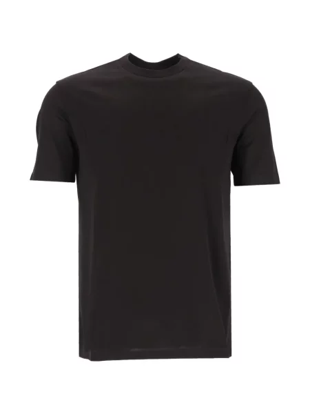 Tricou Emporio Armani cu broderie negru