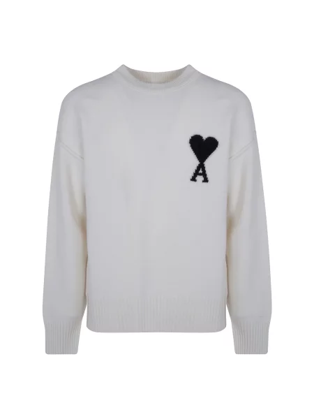 Sweter Ami Paris biały
