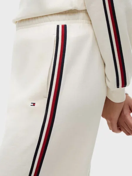 Брюки Tommy Hilfiger с жемчугом белые