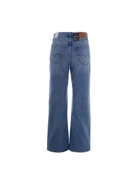 Szerokie jeansy Levi's niebieskie