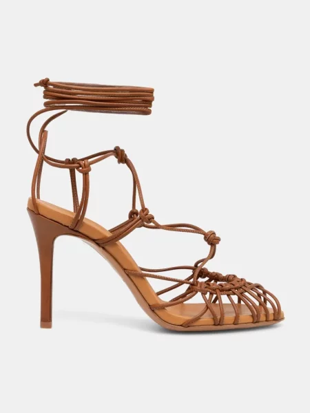 Шкіряні сандалі Forte Forte коричневий