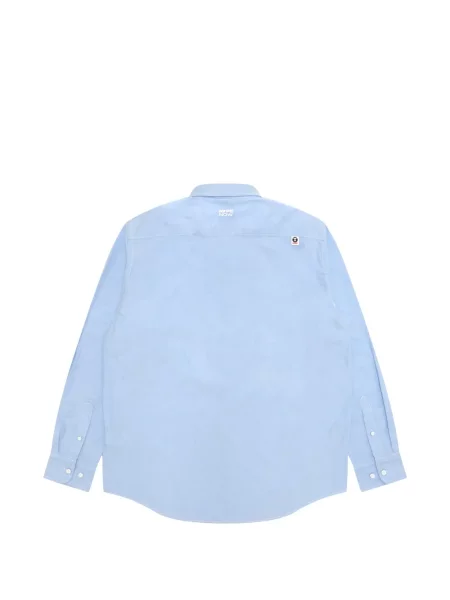 Cămașă Aape By A Bathing Ape cu autograf albastru